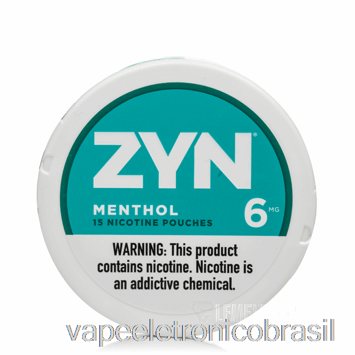 Vape Recarregável Bolsas De Nicotina Zyn - Mentol 6mg